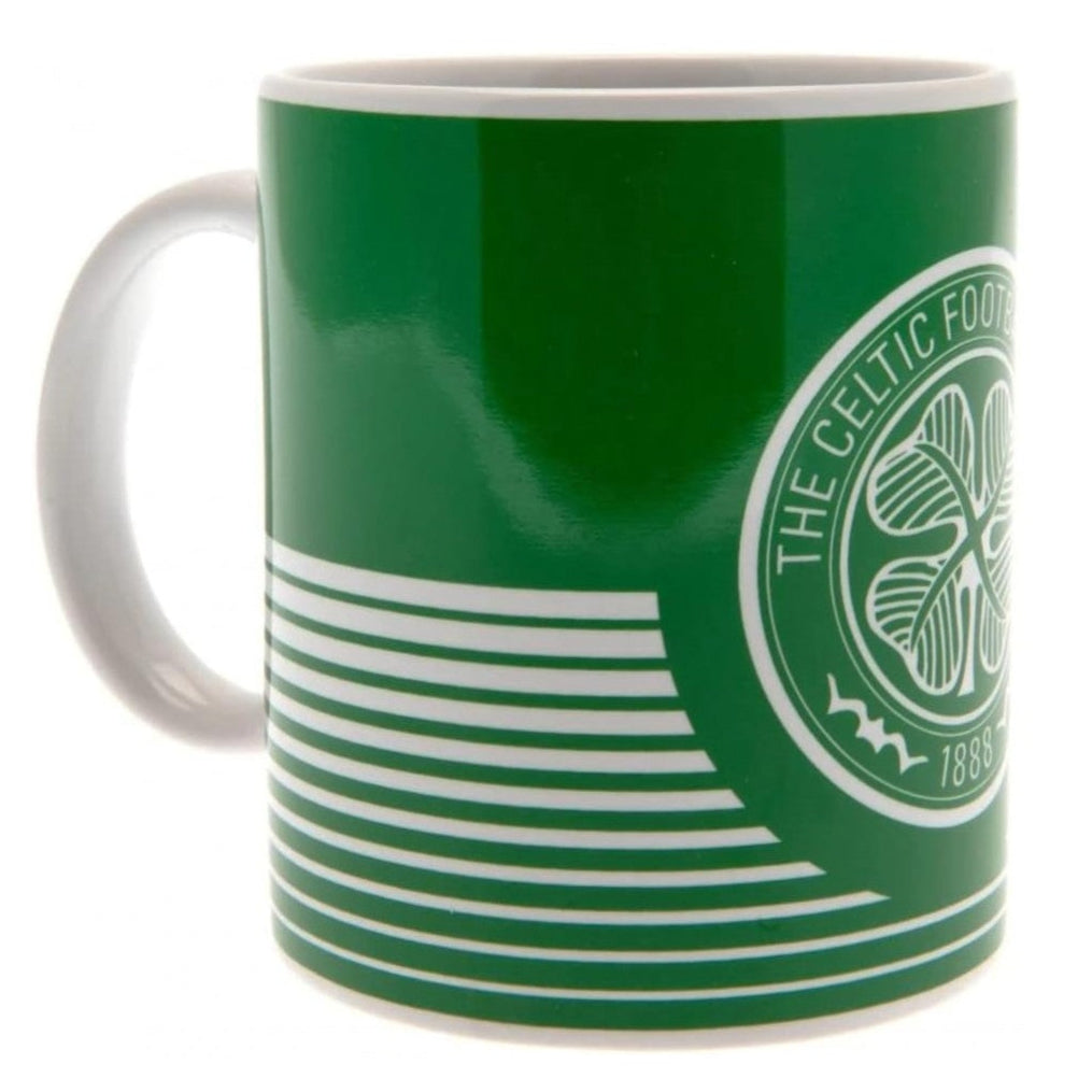 celtic fc linear ceramic mug